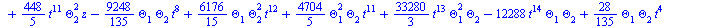 `+`(`-`(`*`(`/`(896, 45), `*`(Theta[6], `*`(Theta[3], `*`(`^`(t, 20)))))), `-`(`*`(`/`(1792, 45), `*`(`^`(Theta[1], 2), `*`(Theta[6], `*`(`^`(t, 19)))))), `-`(`*`(`/`(1792, 45), `*`(Theta[1], `*`(Thet...