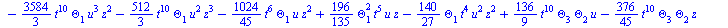 `+`(`-`(`*`(`/`(896, 45), `*`(Theta[6], `*`(Theta[3], `*`(`^`(t, 20)))))), `-`(`*`(`/`(1792, 45), `*`(`^`(Theta[1], 2), `*`(Theta[6], `*`(`^`(t, 19)))))), `-`(`*`(`/`(1792, 45), `*`(Theta[1], `*`(Thet...