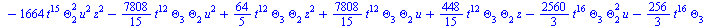 `+`(`-`(`*`(`/`(896, 45), `*`(Theta[6], `*`(Theta[3], `*`(`^`(t, 20)))))), `-`(`*`(`/`(1792, 45), `*`(`^`(Theta[1], 2), `*`(Theta[6], `*`(`^`(t, 19)))))), `-`(`*`(`/`(1792, 45), `*`(Theta[1], `*`(Thet...