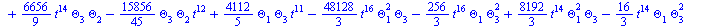 `+`(`-`(`*`(`/`(896, 45), `*`(Theta[6], `*`(Theta[3], `*`(`^`(t, 20)))))), `-`(`*`(`/`(1792, 45), `*`(`^`(Theta[1], 2), `*`(Theta[6], `*`(`^`(t, 19)))))), `-`(`*`(`/`(1792, 45), `*`(Theta[1], `*`(Thet...