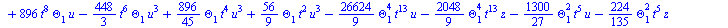 `+`(`-`(`*`(`/`(896, 45), `*`(Theta[6], `*`(Theta[3], `*`(`^`(t, 20)))))), `-`(`*`(`/`(1792, 45), `*`(`^`(Theta[1], 2), `*`(Theta[6], `*`(`^`(t, 19)))))), `-`(`*`(`/`(1792, 45), `*`(Theta[1], `*`(Thet...