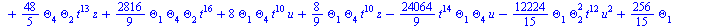 `+`(`-`(`*`(`/`(896, 45), `*`(Theta[6], `*`(Theta[3], `*`(`^`(t, 20)))))), `-`(`*`(`/`(1792, 45), `*`(`^`(Theta[1], 2), `*`(Theta[6], `*`(`^`(t, 19)))))), `-`(`*`(`/`(1792, 45), `*`(Theta[1], `*`(Thet...