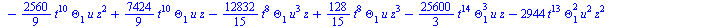 `+`(`-`(`*`(`/`(896, 45), `*`(Theta[6], `*`(Theta[3], `*`(`^`(t, 20)))))), `-`(`*`(`/`(1792, 45), `*`(`^`(Theta[1], 2), `*`(Theta[6], `*`(`^`(t, 19)))))), `-`(`*`(`/`(1792, 45), `*`(Theta[1], `*`(Thet...