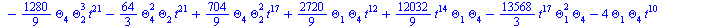 `+`(`-`(`*`(`/`(896, 45), `*`(Theta[6], `*`(Theta[3], `*`(`^`(t, 20)))))), `-`(`*`(`/`(1792, 45), `*`(`^`(Theta[1], 2), `*`(Theta[6], `*`(`^`(t, 19)))))), `-`(`*`(`/`(1792, 45), `*`(Theta[1], `*`(Thet...