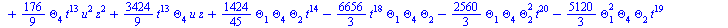 `+`(`-`(`*`(`/`(896, 45), `*`(Theta[6], `*`(Theta[3], `*`(`^`(t, 20)))))), `-`(`*`(`/`(1792, 45), `*`(`^`(Theta[1], 2), `*`(Theta[6], `*`(`^`(t, 19)))))), `-`(`*`(`/`(1792, 45), `*`(Theta[1], `*`(Thet...