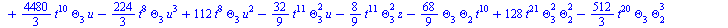 `+`(`-`(`*`(`/`(896, 45), `*`(Theta[6], `*`(Theta[3], `*`(`^`(t, 20)))))), `-`(`*`(`/`(1792, 45), `*`(`^`(Theta[1], 2), `*`(Theta[6], `*`(`^`(t, 19)))))), `-`(`*`(`/`(1792, 45), `*`(Theta[1], `*`(Thet...