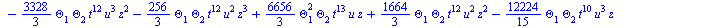 `+`(`-`(`*`(`/`(896, 45), `*`(Theta[6], `*`(Theta[3], `*`(`^`(t, 20)))))), `-`(`*`(`/`(1792, 45), `*`(`^`(Theta[1], 2), `*`(Theta[6], `*`(`^`(t, 19)))))), `-`(`*`(`/`(1792, 45), `*`(Theta[1], `*`(Thet...