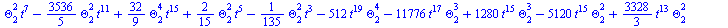 `+`(`-`(`*`(`/`(896, 45), `*`(Theta[6], `*`(Theta[3], `*`(`^`(t, 20)))))), `-`(`*`(`/`(1792, 45), `*`(`^`(Theta[1], 2), `*`(Theta[6], `*`(`^`(t, 19)))))), `-`(`*`(`/`(1792, 45), `*`(Theta[1], `*`(Thet...