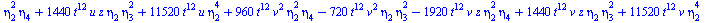 `+`(`-`(`*`(11520, `*`(`^`(t, 14), `*`(`^`(eta[2], 5))))), `-`(`*`(19200, `*`(`^`(t, 14), `*`(`^`(eta[2], 3), `*`(eta[4]))))), `*`(17280, `*`(`^`(t, 14), `*`(`^`(eta[2], 2), `*`(`^`(eta[3], 2))))), `-...