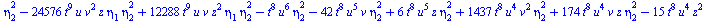 `+`(`-`(`*`(11520, `*`(`^`(t, 14), `*`(`^`(eta[2], 5))))), `-`(`*`(19200, `*`(`^`(t, 14), `*`(`^`(eta[2], 3), `*`(eta[4]))))), `*`(17280, `*`(`^`(t, 14), `*`(`^`(eta[2], 2), `*`(`^`(eta[3], 2))))), `-...