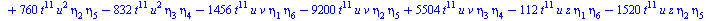 `+`(`-`(`*`(11520, `*`(`^`(t, 14), `*`(`^`(eta[2], 5))))), `-`(`*`(19200, `*`(`^`(t, 14), `*`(`^`(eta[2], 3), `*`(eta[4]))))), `*`(17280, `*`(`^`(t, 14), `*`(`^`(eta[2], 2), `*`(`^`(eta[3], 2))))), `-...