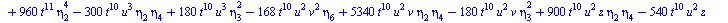 `+`(`-`(`*`(11520, `*`(`^`(t, 14), `*`(`^`(eta[2], 5))))), `-`(`*`(19200, `*`(`^`(t, 14), `*`(`^`(eta[2], 3), `*`(eta[4]))))), `*`(17280, `*`(`^`(t, 14), `*`(`^`(eta[2], 2), `*`(`^`(eta[3], 2))))), `-...