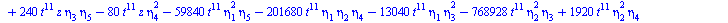 `+`(`-`(`*`(11520, `*`(`^`(t, 14), `*`(`^`(eta[2], 5))))), `-`(`*`(19200, `*`(`^`(t, 14), `*`(`^`(eta[2], 3), `*`(eta[4]))))), `*`(17280, `*`(`^`(t, 14), `*`(`^`(eta[2], 2), `*`(`^`(eta[3], 2))))), `-...