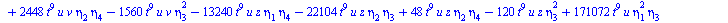 `+`(`-`(`*`(11520, `*`(`^`(t, 14), `*`(`^`(eta[2], 5))))), `-`(`*`(19200, `*`(`^`(t, 14), `*`(`^`(eta[2], 3), `*`(eta[4]))))), `*`(17280, `*`(`^`(t, 14), `*`(`^`(eta[2], 2), `*`(`^`(eta[3], 2))))), `-...