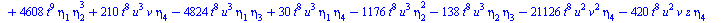 `+`(`-`(`*`(11520, `*`(`^`(t, 14), `*`(`^`(eta[2], 5))))), `-`(`*`(19200, `*`(`^`(t, 14), `*`(`^`(eta[2], 3), `*`(eta[4]))))), `*`(17280, `*`(`^`(t, 14), `*`(`^`(eta[2], 2), `*`(`^`(eta[3], 2))))), `-...