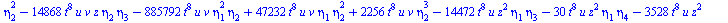 `+`(`-`(`*`(11520, `*`(`^`(t, 14), `*`(`^`(eta[2], 5))))), `-`(`*`(19200, `*`(`^`(t, 14), `*`(`^`(eta[2], 3), `*`(eta[4]))))), `*`(17280, `*`(`^`(t, 14), `*`(`^`(eta[2], 2), `*`(`^`(eta[3], 2))))), `-...