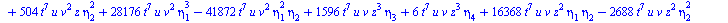 `+`(`-`(`*`(11520, `*`(`^`(t, 14), `*`(`^`(eta[2], 5))))), `-`(`*`(19200, `*`(`^`(t, 14), `*`(`^`(eta[2], 3), `*`(eta[4]))))), `*`(17280, `*`(`^`(t, 14), `*`(`^`(eta[2], 2), `*`(`^`(eta[3], 2))))), `-...