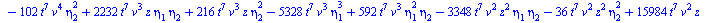 `+`(`-`(`*`(11520, `*`(`^`(t, 14), `*`(`^`(eta[2], 5))))), `-`(`*`(19200, `*`(`^`(t, 14), `*`(`^`(eta[2], 3), `*`(eta[4]))))), `*`(17280, `*`(`^`(t, 14), `*`(`^`(eta[2], 2), `*`(`^`(eta[3], 2))))), `-...