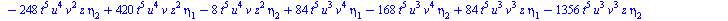 `+`(`-`(`*`(11520, `*`(`^`(t, 14), `*`(`^`(eta[2], 5))))), `-`(`*`(19200, `*`(`^`(t, 14), `*`(`^`(eta[2], 3), `*`(eta[4]))))), `*`(17280, `*`(`^`(t, 14), `*`(`^`(eta[2], 2), `*`(`^`(eta[3], 2))))), `-...