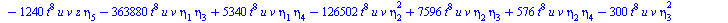 `+`(`-`(`*`(11520, `*`(`^`(t, 14), `*`(`^`(eta[2], 5))))), `-`(`*`(19200, `*`(`^`(t, 14), `*`(`^`(eta[2], 3), `*`(eta[4]))))), `*`(17280, `*`(`^`(t, 14), `*`(`^`(eta[2], 2), `*`(`^`(eta[3], 2))))), `-...