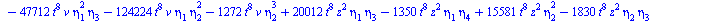 `+`(`-`(`*`(11520, `*`(`^`(t, 14), `*`(`^`(eta[2], 5))))), `-`(`*`(19200, `*`(`^`(t, 14), `*`(`^`(eta[2], 3), `*`(eta[4]))))), `*`(17280, `*`(`^`(t, 14), `*`(`^`(eta[2], 2), `*`(`^`(eta[3], 2))))), `-...