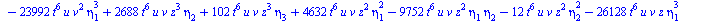 `+`(`-`(`*`(11520, `*`(`^`(t, 14), `*`(`^`(eta[2], 5))))), `-`(`*`(19200, `*`(`^`(t, 14), `*`(`^`(eta[2], 3), `*`(eta[4]))))), `*`(17280, `*`(`^`(t, 14), `*`(`^`(eta[2], 2), `*`(`^`(eta[3], 2))))), `-...