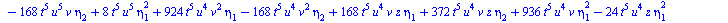 `+`(`-`(`*`(11520, `*`(`^`(t, 14), `*`(`^`(eta[2], 5))))), `-`(`*`(19200, `*`(`^`(t, 14), `*`(`^`(eta[2], 3), `*`(eta[4]))))), `*`(17280, `*`(`^`(t, 14), `*`(`^`(eta[2], 2), `*`(`^`(eta[3], 2))))), `-...