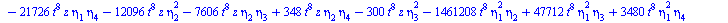 `+`(`-`(`*`(11520, `*`(`^`(t, 14), `*`(`^`(eta[2], 5))))), `-`(`*`(19200, `*`(`^`(t, 14), `*`(`^`(eta[2], 3), `*`(eta[4]))))), `*`(17280, `*`(`^`(t, 14), `*`(`^`(eta[2], 2), `*`(`^`(eta[3], 2))))), `-...