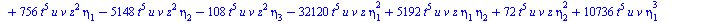 `+`(`-`(`*`(11520, `*`(`^`(t, 14), `*`(`^`(eta[2], 5))))), `-`(`*`(19200, `*`(`^`(t, 14), `*`(`^`(eta[2], 3), `*`(eta[4]))))), `*`(17280, `*`(`^`(t, 14), `*`(`^`(eta[2], 2), `*`(`^`(eta[3], 2))))), `-...