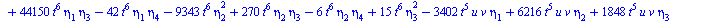 `+`(`-`(`*`(11520, `*`(`^`(t, 14), `*`(`^`(eta[2], 5))))), `-`(`*`(19200, `*`(`^`(t, 14), `*`(`^`(eta[2], 3), `*`(eta[4]))))), `*`(17280, `*`(`^`(t, 14), `*`(`^`(eta[2], 2), `*`(`^`(eta[3], 2))))), `-...