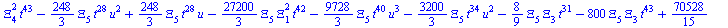 `+`(`-`(`*`(`/`(128, 3), `*`(`^`(Xi[4], 2), `*`(`^`(t, 43), `*`(u))))), `-`(`*`(`/`(10240, 9), `*`(Xi[4], `*`(`^`(t, 39), `*`(`^`(u, 6)))))), `-`(`*`(`/`(10240, 3), `*`(Xi[4], `*`(`^`(t, 39), `*`(`^`(...