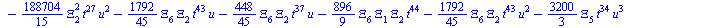 `+`(`-`(`*`(`/`(128, 3), `*`(`^`(Xi[4], 2), `*`(`^`(t, 43), `*`(u))))), `-`(`*`(`/`(10240, 9), `*`(Xi[4], `*`(`^`(t, 39), `*`(`^`(u, 6)))))), `-`(`*`(`/`(10240, 3), `*`(Xi[4], `*`(`^`(t, 39), `*`(`^`(...