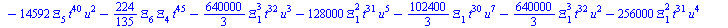 `+`(`-`(`*`(`/`(128, 3), `*`(`^`(Xi[4], 2), `*`(`^`(t, 43), `*`(u))))), `-`(`*`(`/`(10240, 9), `*`(Xi[4], `*`(`^`(t, 39), `*`(`^`(u, 6)))))), `-`(`*`(`/`(10240, 3), `*`(Xi[4], `*`(`^`(t, 39), `*`(`^`(...