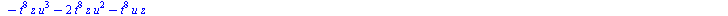 `+`(`-`(`*`(`/`(5, 2), `*`(`^`(t, 9), `*`(z, `*`(diff(Xi(t), t), `*`(u)))))), `-`(`*`(`/`(5, 2), `*`(`^`(t, 9), `*`(z, `*`(diff(Xi(t), t)))))), `/`(`*`(`/`(3, 4), `*`(`^`(t, 3), `*`(diff(Xi(t), t)))),...