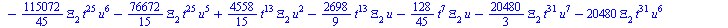 `+`(`-`(`*`(`/`(128, 3), `*`(`^`(Xi[4], 2), `*`(`^`(t, 43), `*`(u))))), `-`(`*`(`/`(10240, 9), `*`(Xi[4], `*`(`^`(t, 39), `*`(`^`(u, 6)))))), `-`(`*`(`/`(10240, 3), `*`(Xi[4], `*`(`^`(t, 39), `*`(`^`(...