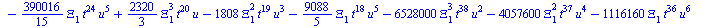 `+`(`-`(`*`(`/`(128, 3), `*`(`^`(Xi[4], 2), `*`(`^`(t, 43), `*`(u))))), `-`(`*`(`/`(10240, 9), `*`(Xi[4], `*`(`^`(t, 39), `*`(`^`(u, 6)))))), `-`(`*`(`/`(10240, 3), `*`(Xi[4], `*`(`^`(t, 39), `*`(`^`(...