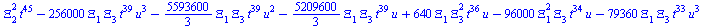 `+`(`-`(`*`(`/`(128, 3), `*`(`^`(Xi[4], 2), `*`(`^`(t, 43), `*`(u))))), `-`(`*`(`/`(10240, 9), `*`(Xi[4], `*`(`^`(t, 39), `*`(`^`(u, 6)))))), `-`(`*`(`/`(10240, 3), `*`(Xi[4], `*`(`^`(t, 39), `*`(`^`(...