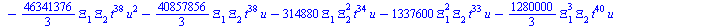 `+`(`-`(`*`(`/`(128, 3), `*`(`^`(Xi[4], 2), `*`(`^`(t, 43), `*`(u))))), `-`(`*`(`/`(10240, 9), `*`(Xi[4], `*`(`^`(t, 39), `*`(`^`(u, 6)))))), `-`(`*`(`/`(10240, 3), `*`(Xi[4], `*`(`^`(t, 39), `*`(`^`(...