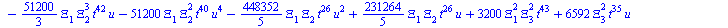 `+`(`-`(`*`(`/`(128, 3), `*`(`^`(Xi[4], 2), `*`(`^`(t, 43), `*`(u))))), `-`(`*`(`/`(10240, 9), `*`(Xi[4], `*`(`^`(t, 39), `*`(`^`(u, 6)))))), `-`(`*`(`/`(10240, 3), `*`(Xi[4], `*`(`^`(t, 39), `*`(`^`(...