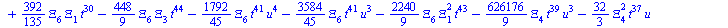 `+`(`-`(`*`(`/`(128, 3), `*`(`^`(Xi[4], 2), `*`(`^`(t, 43), `*`(u))))), `-`(`*`(`/`(10240, 9), `*`(Xi[4], `*`(`^`(t, 39), `*`(`^`(u, 6)))))), `-`(`*`(`/`(10240, 3), `*`(Xi[4], `*`(`^`(t, 39), `*`(`^`(...