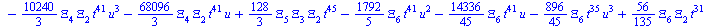 `+`(`-`(`*`(`/`(128, 3), `*`(`^`(Xi[4], 2), `*`(`^`(t, 43), `*`(u))))), `-`(`*`(`/`(10240, 9), `*`(Xi[4], `*`(`^`(t, 39), `*`(`^`(u, 6)))))), `-`(`*`(`/`(10240, 3), `*`(Xi[4], `*`(`^`(t, 39), `*`(`^`(...