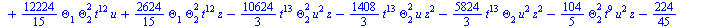 `+`(`-`(`*`(`/`(896, 45), `*`(Theta[6], `*`(Theta[3], `*`(`^`(t, 20)))))), `-`(`*`(`/`(1792, 45), `*`(`^`(Theta[1], 2), `*`(Theta[6], `*`(`^`(t, 19)))))), `-`(`*`(`/`(1792, 45), `*`(Theta[1], `*`(Thet...