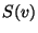 $S(v)$
